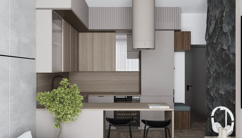 Дуплекс в центре Алании, разделенный на две просторные квартиры 1+1 (31600) — фото 13