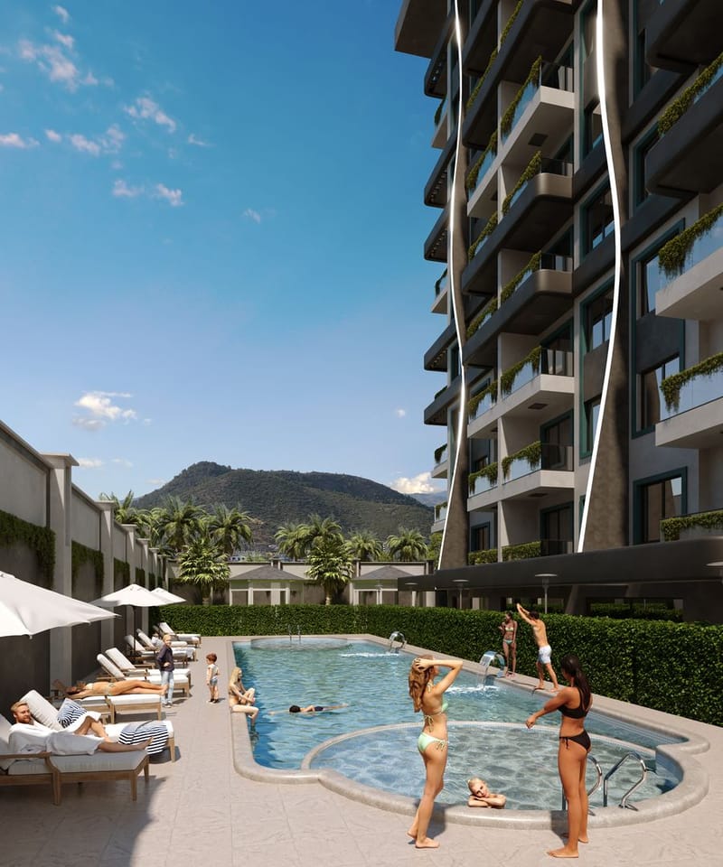 Уютная квартира в современном жилом комплексе в Газипаша (33200) — фото 5