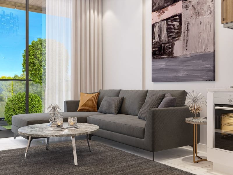 Уютная квартира в жилом комплексе, в самом сердце Алании на улице Сарай (34600) — фото 18