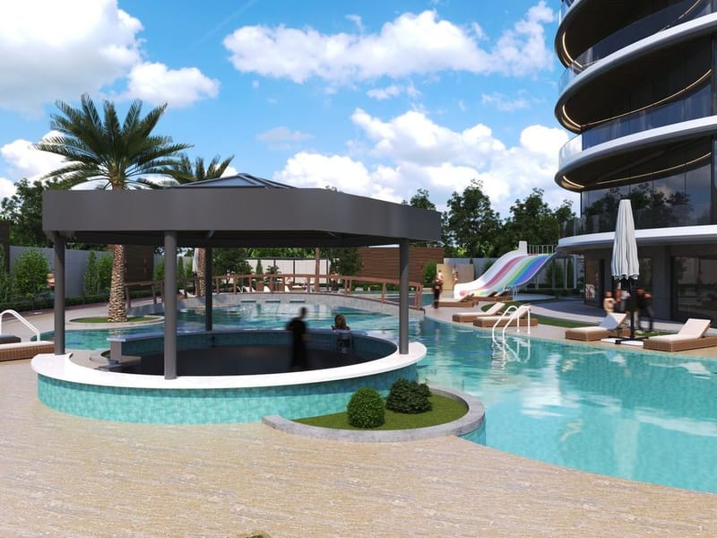 Квартира в Газипаше в комплексе с инфраструктурой (35300) — фото 9