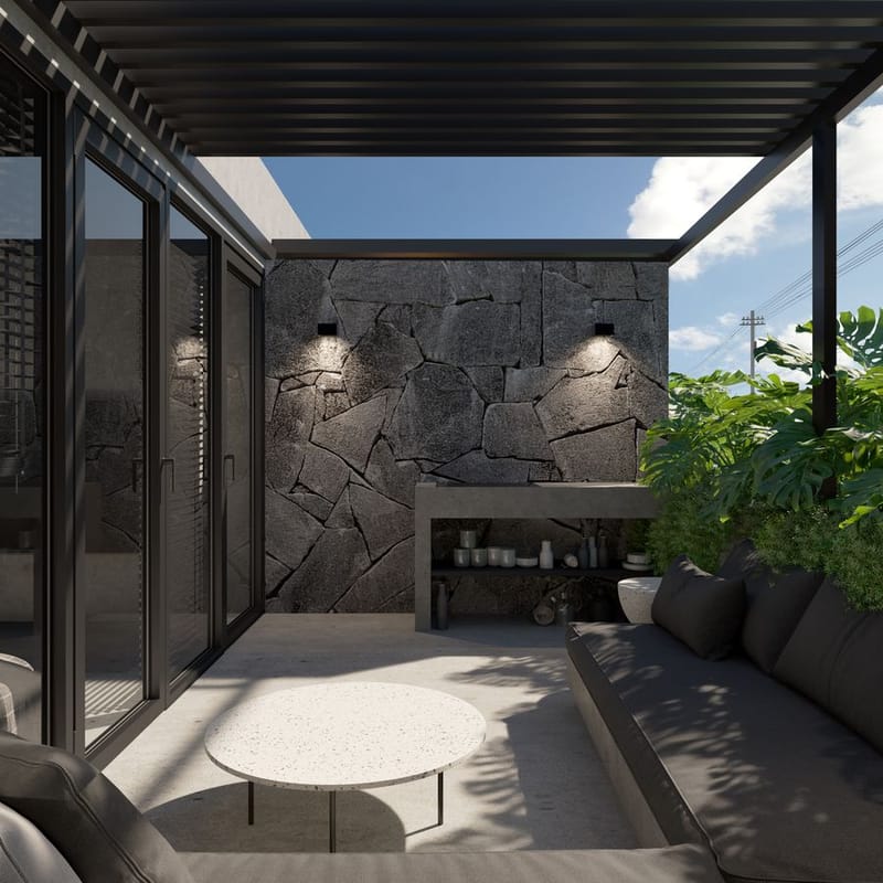 Комплекс таунхаусов с частными бассейнами в Чангу, Бали (002505) — фото 6