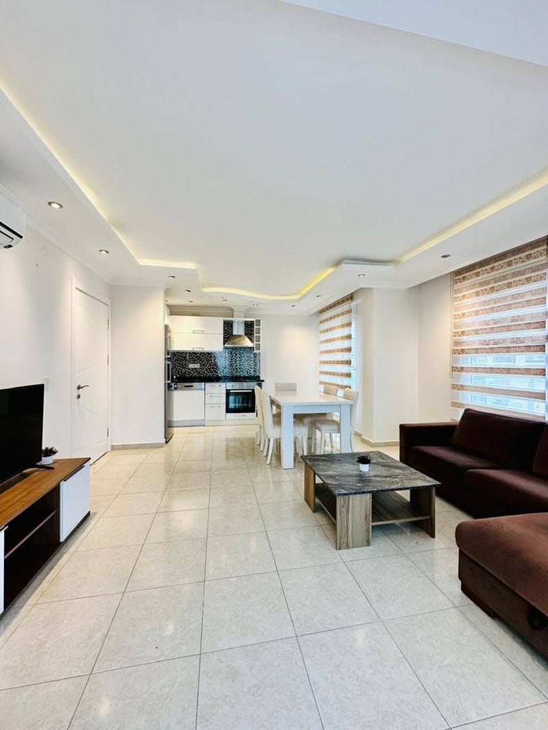 Просторная квартира с видом на море и горы в районе Махмутлар (37600) — фото 3