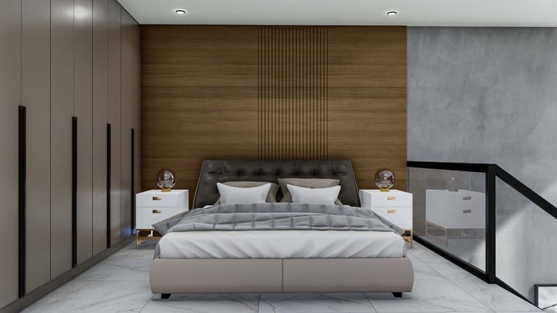 Апартаменты в жилом комплексе в 700 м от моря в районе Бахчеле/Искеле (003514) — фото 45