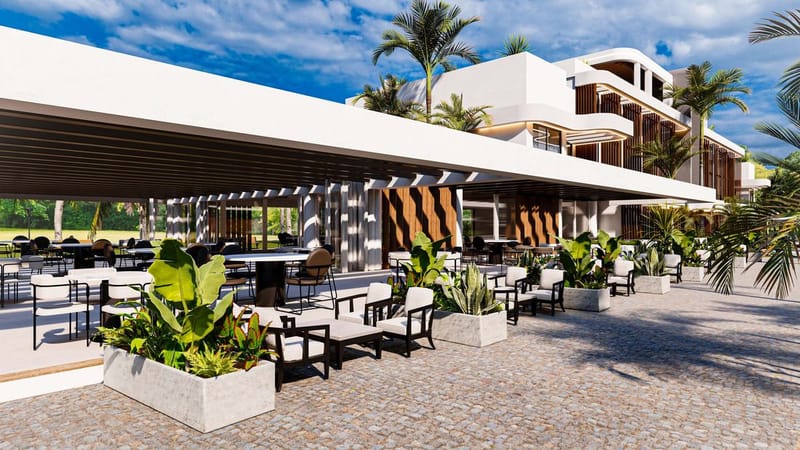 Апартаменты в жилом комплексе в 700 м от моря в районе Бахчеле/Искеле (003514) — фото 14