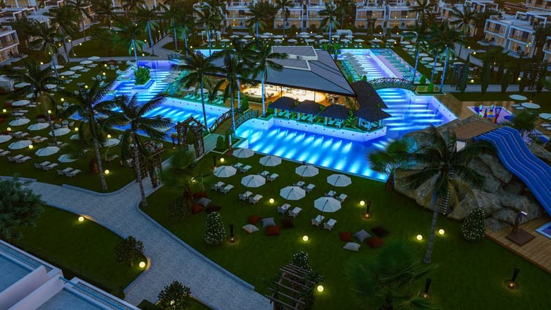 Апартаменты в новом проекте всего в 600 метрах от песчаного пляжа в Богаз, Искеле (004521) — фото 4