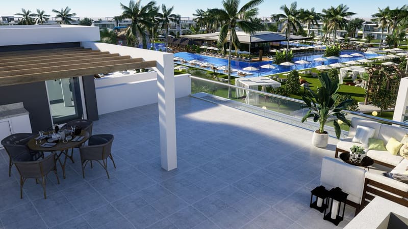 Апартаменты в новом проекте всего в 600 метрах от песчаного пляжа в Богаз, Искеле (004521) — фото 18