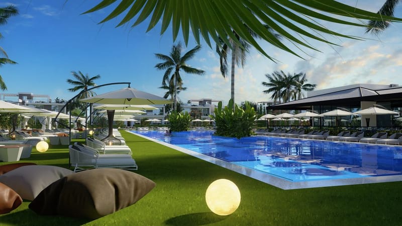 Апартаменты в новом проекте всего в 600 метрах от песчаного пляжа в Богаз, Искеле (004521) — фото 20