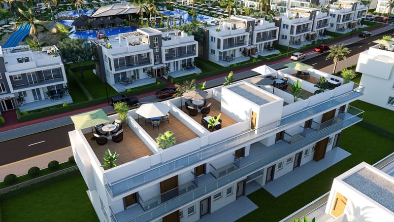 Апартаменты в новом проекте всего в 600 метрах от песчаного пляжа в Богаз, Искеле (004521) — фото 28