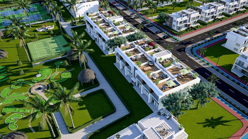 Апартаменты в новом проекте всего в 600 метрах от песчаного пляжа в Богаз, Искеле (004521) — фото 32