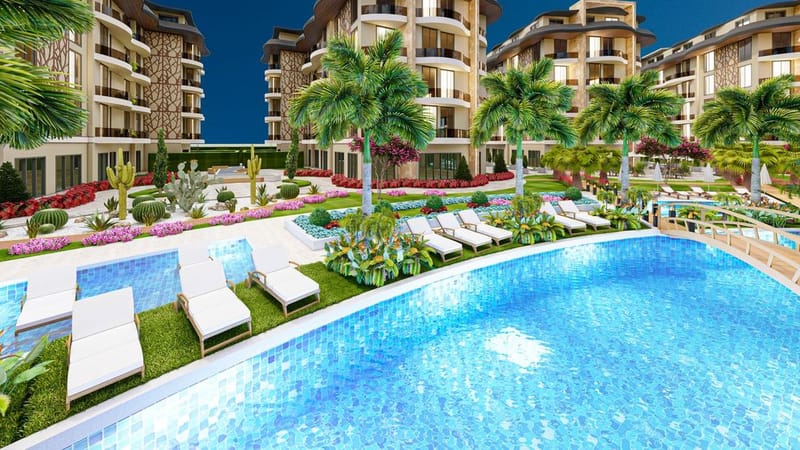 Просторная квартира в жилом комплексе в районе Оба (40900) — фото 9