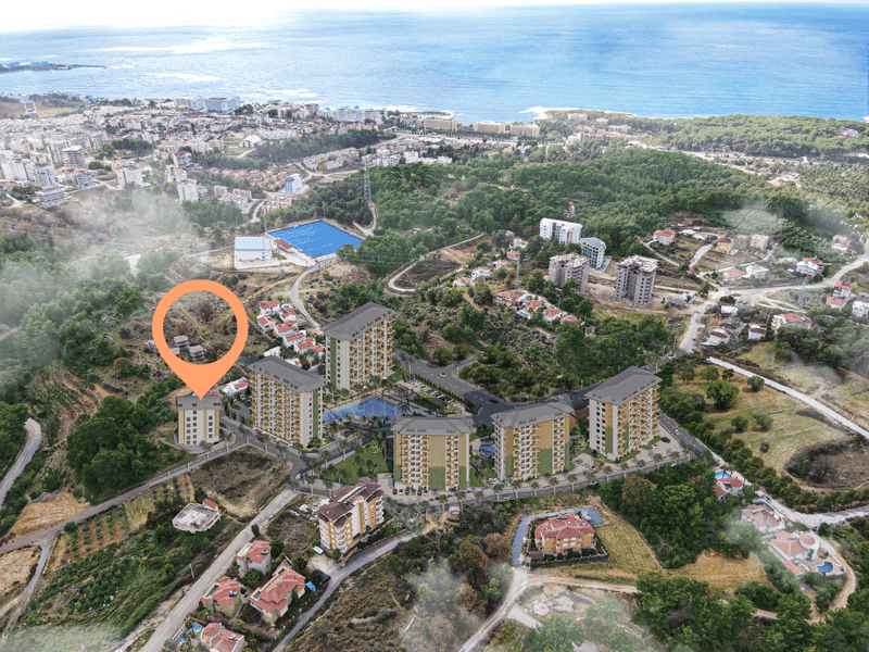 Элитная квартира в Авсалларе – природа и комфорт рядом с морем (44000) — фото 12