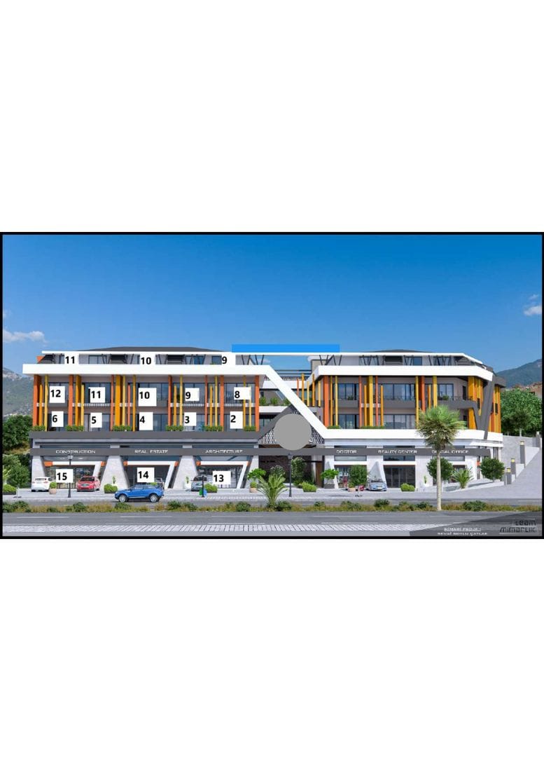 Роскошный жилой комплекс с коммерческими помещениями в самом сердце Оба (016113) — фото 1