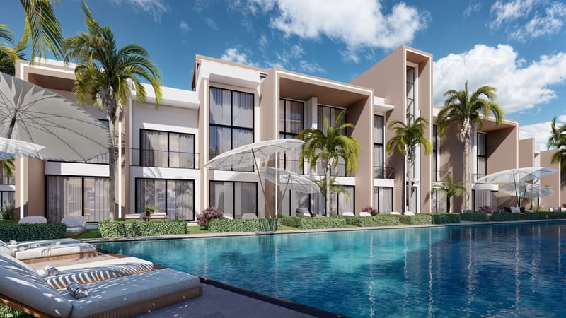 Жилой комплекс апартаментов с бассейном-лагуной в Искеле (005514) — фото 5