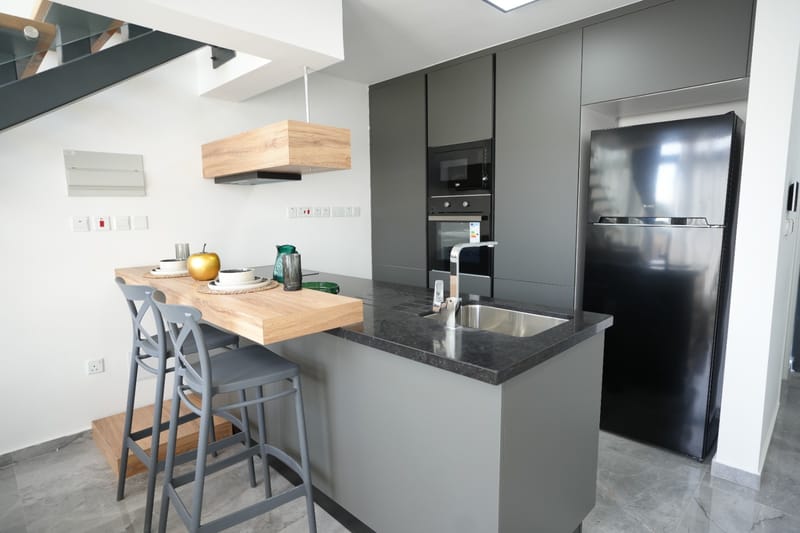 Жилой комплекс апартаментов с бассейном-лагуной в Искеле (005514) — фото 21