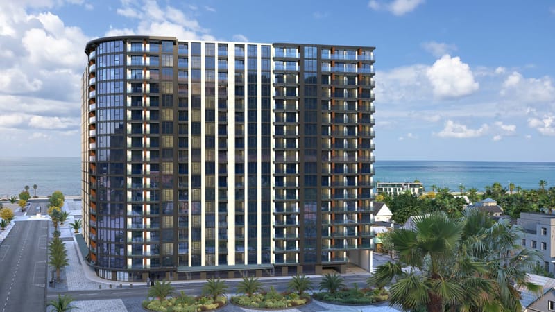 Жилой комплекс в престижном квартале на Новом Бульваре в Батуми (001151) — фото 2